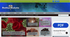 Desktop Screenshot of dottorsalute.com
